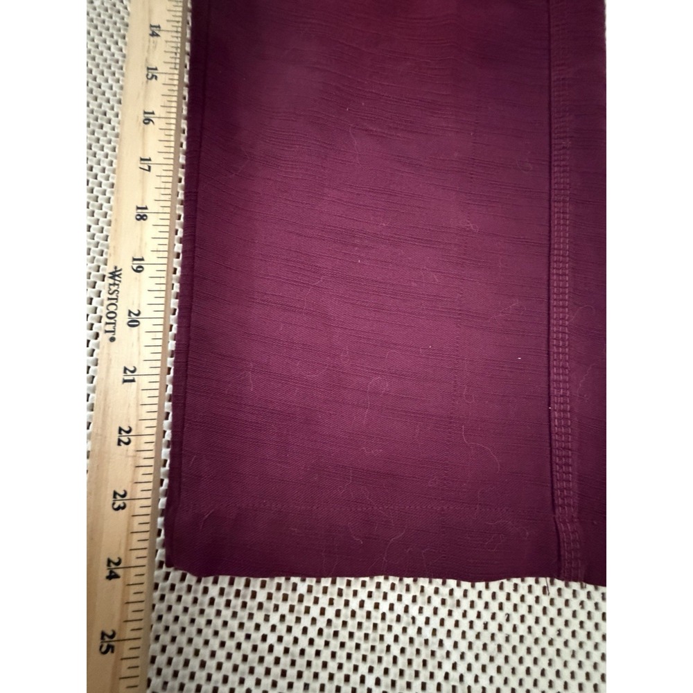 Free People Stay Awhile Jeans Sz 0 Carpenter Barrel Leg Pants Maroon Mulberry - Picture 5 of 12